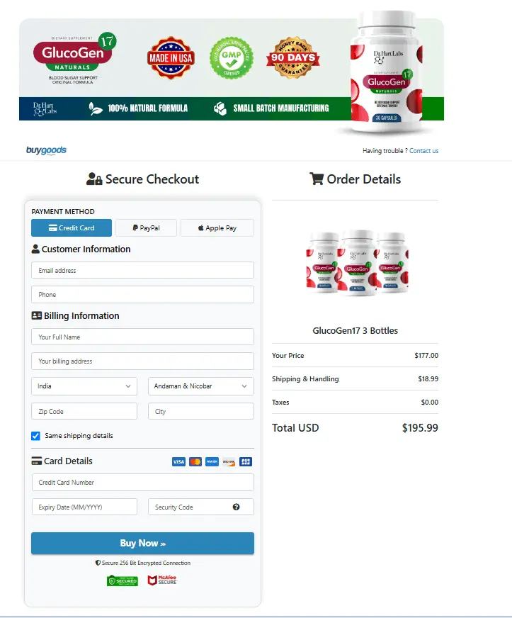 Glucogen17  Supplement